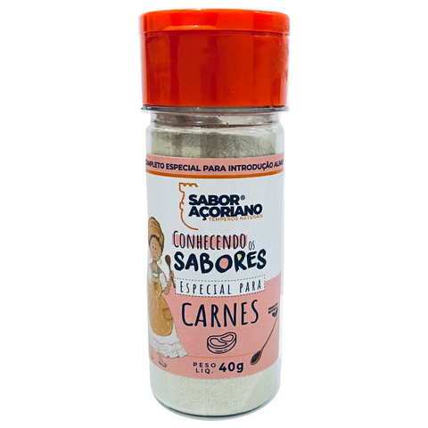 Produto - Introdução Alimentar - Conhecendo os Sabores - Especial para Carnes - Turma do Açorianinho - Sabor Açoriano Temperos Naturais.