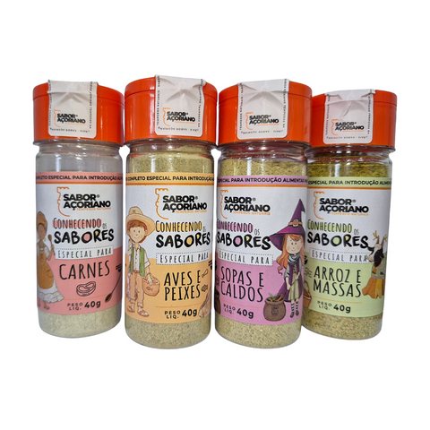 Kit Introdução Alimentar - Conhecendo os Sabores