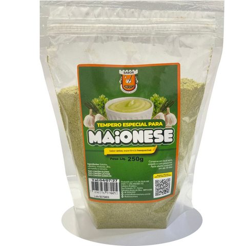 Produto - Tempero Especial para Maionese 250g - Sabor Açoriano Temperos Naturais